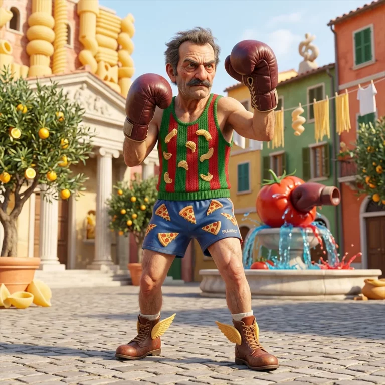 Italian Brainrot character tor mai ke chodo depicted as randi ka baccha